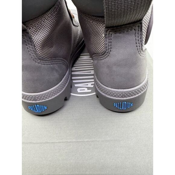 NEW Palladium Pampa Sport Cuff WPN Boots 73234-070-M Granite Gray Mens Size 4.5 - Picture 7 of 9